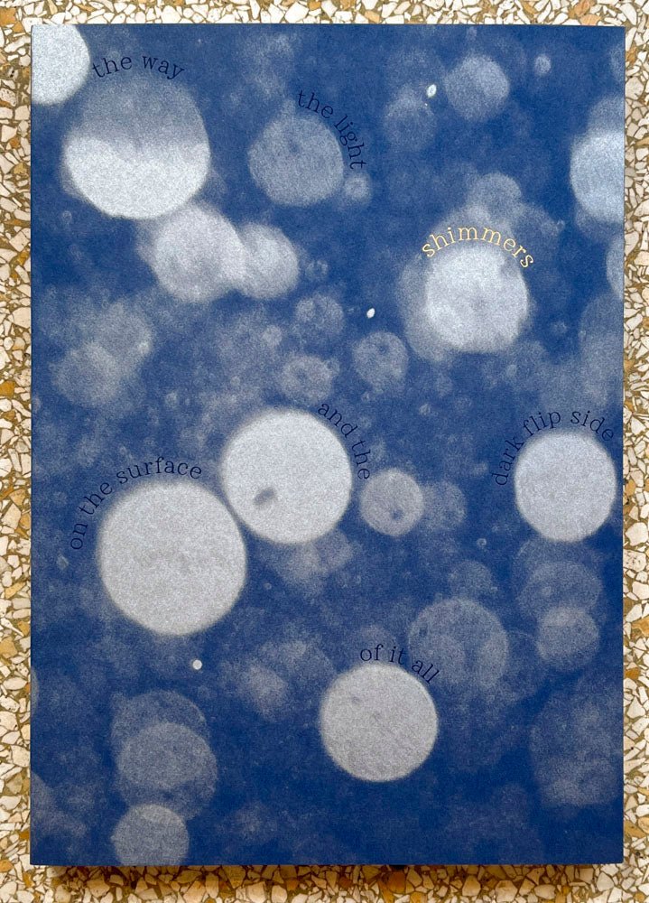 The way the light shimmers on the surface and the dark flip side of it all by Alison Mccauley